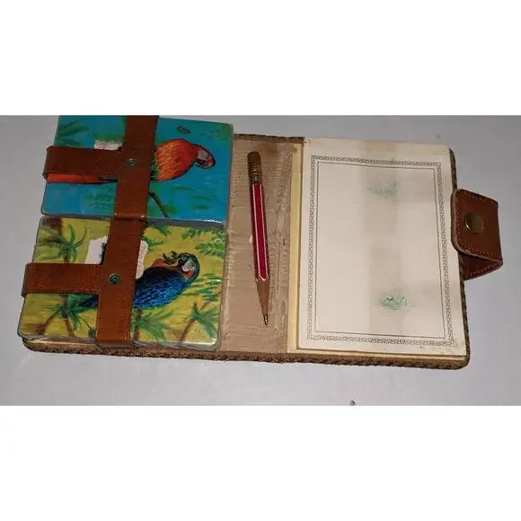 Vintage Bridge Card Set Leather Case Complete Cards Sealed Rummp & Sons Rare - Picture 2 of 9